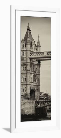 Tower Bridge with Red Bus in London - City of London - UK - England - United Kingdom - Door Poster-Philippe Hugonnard-Framed Photographic Print