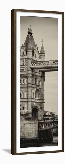 Tower Bridge with Red Bus in London - City of London - UK - England - United Kingdom - Door Poster-Philippe Hugonnard-Framed Photographic Print