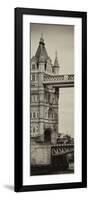 Tower Bridge with Red Bus in London - City of London - UK - England - United Kingdom - Door Poster-Philippe Hugonnard-Framed Photographic Print