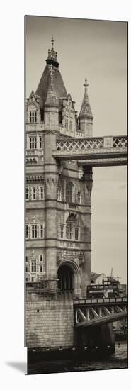 Tower Bridge with Red Bus in London - City of London - UK - England - United Kingdom - Door Poster-Philippe Hugonnard-Mounted Photographic Print