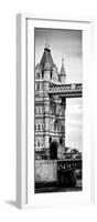 Tower Bridge with Red Bus in London - City of London - UK - England - United Kingdom - Door Poster-Philippe Hugonnard-Framed Photographic Print