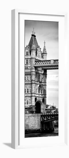 Tower Bridge with Red Bus in London - City of London - UK - England - United Kingdom - Door Poster-Philippe Hugonnard-Framed Photographic Print