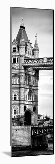Tower Bridge with Red Bus in London - City of London - UK - England - United Kingdom - Door Poster-Philippe Hugonnard-Mounted Photographic Print