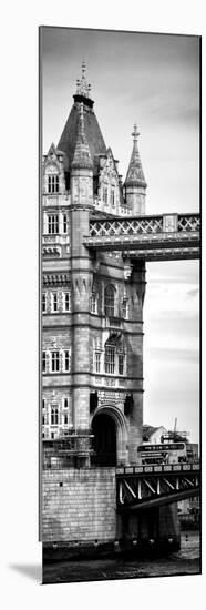 Tower Bridge with Red Bus in London - City of London - UK - England - United Kingdom - Door Poster-Philippe Hugonnard-Mounted Photographic Print