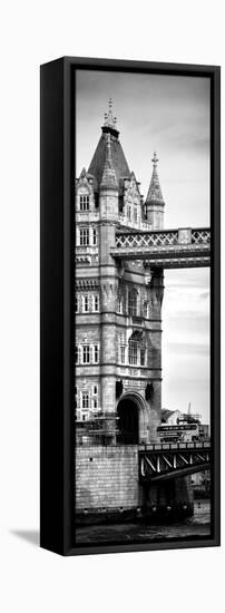 Tower Bridge with Red Bus in London - City of London - UK - England - United Kingdom - Door Poster-Philippe Hugonnard-Framed Stretched Canvas