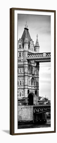 Tower Bridge with Red Bus in London - City of London - UK - England - United Kingdom - Door Poster-Philippe Hugonnard-Framed Photographic Print