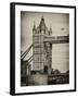 Tower Bridge with Red Bus in London - City of London - UK - England - United Kingdom - Europe-Philippe Hugonnard-Framed Photographic Print