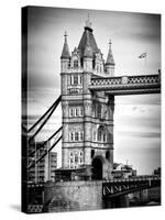 Tower Bridge with Red Bus in London - City of London - UK - England - United Kingdom - Europe-Philippe Hugonnard-Stretched Canvas