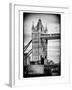 Tower Bridge with Red Bus in London - City of London - UK - England - United Kingdom - Europe-Philippe Hugonnard-Framed Photographic Print