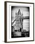 Tower Bridge with Red Bus in London - City of London - UK - England - United Kingdom - Europe-Philippe Hugonnard-Framed Photographic Print