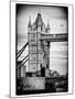 Tower Bridge with Red Bus in London - City of London - UK - England - United Kingdom - Europe-Philippe Hugonnard-Mounted Photographic Print