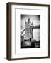 Tower Bridge with Red Bus in London - City of London - UK - England - United Kingdom - Europe-Philippe Hugonnard-Framed Art Print