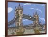 Tower Bridge-James Hobbs-Framed Giclee Print