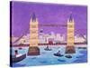 Tower Bridge-William Cooper-Stretched Canvas