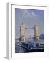 Tower Bridge-Bob Brown-Framed Giclee Print