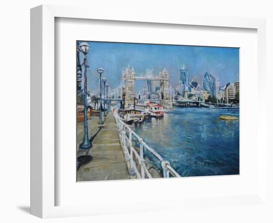 Tower Bridge-John Erskine-Framed Giclee Print