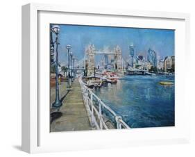 Tower Bridge-John Erskine-Framed Giclee Print