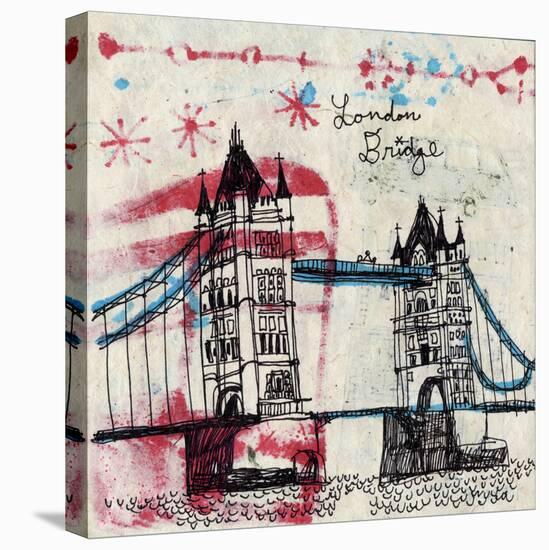 Tower Bridge-Oliver Towne-Stretched Canvas