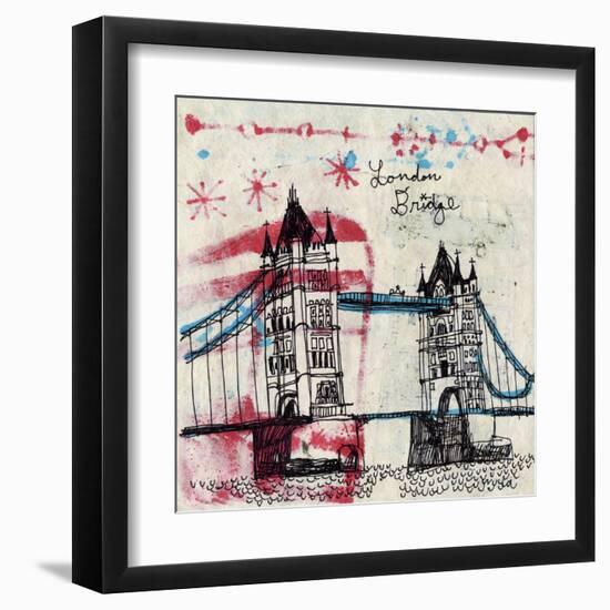 Tower Bridge-Oliver Towne-Framed Art Print