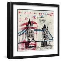 Tower Bridge-Oliver Towne-Framed Art Print