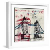 Tower Bridge-Oliver Towne-Framed Art Print