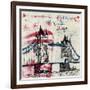 Tower Bridge-Oliver Towne-Framed Art Print