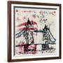 Tower Bridge-Oliver Towne-Framed Art Print