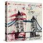 Tower Bridge-Oliver Towne-Stretched Canvas