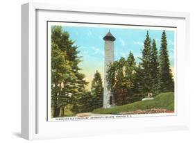 Tower, Dartmouth College, Hanover, New Hampshire-null-Framed Art Print