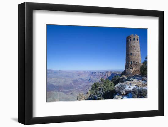 Tower, Desert View Point, South Rim, Grand Canyon National Park, UNESCO World Heritage Site, Arizon-Richard Maschmeyer-Framed Photographic Print