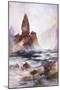 Tower Falls and Sulfur Rock, Yellowstone-Soren Emil Carlsen-Mounted Giclee Print