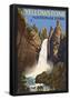 Tower Falls - Yellowstone National Park-null-Framed Poster