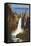 Tower Falls - Yellowstone National Park-Lantern Press-Framed Stretched Canvas