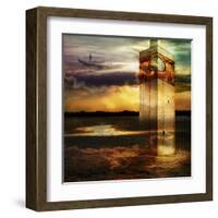 Tower In Italy-sattva_art-Framed Art Print