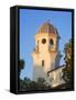 Tower in Paseo Nuevo Shopping Mall, Santa Barbara, California, United States of America-Richard Cummins-Framed Stretched Canvas
