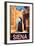 Tower in Siena Italy 1-Anna Siena-Framed Giclee Print