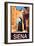 Tower in Siena Italy 1-Anna Siena-Framed Giclee Print