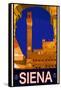 Tower in Siena Italy 2-Anna Siena-Framed Stretched Canvas