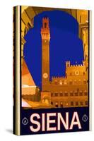 Tower in Siena Italy 2-Anna Siena-Stretched Canvas