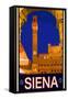 Tower in Siena Italy 2-Anna Siena-Framed Stretched Canvas