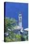 Tower in Soglio-Peter Adams-Stretched Canvas