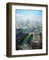 Tower in the Distance-Mark Lague-Framed Art Print