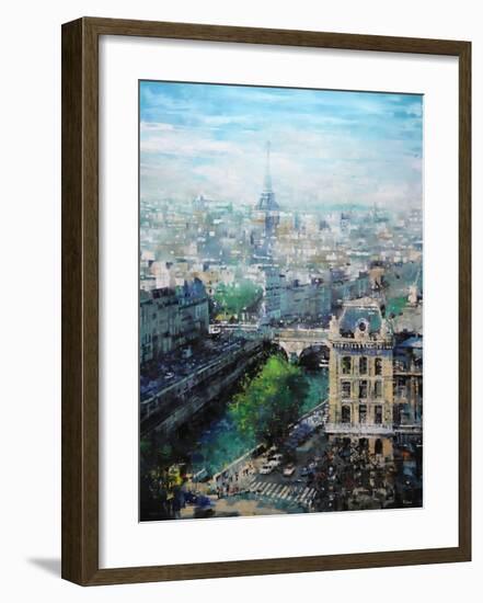 Tower in the Distance-Mark Lague-Framed Art Print