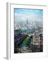 Tower in the Distance-Mark Lague-Framed Art Print