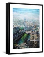 Tower in the Distance-Mark Lague-Framed Stretched Canvas