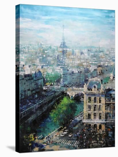 Tower in the Distance-Mark Lague-Stretched Canvas