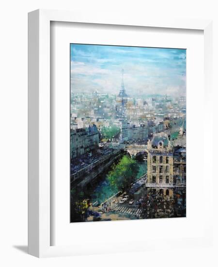 Tower in the Distance-Mark Lague-Framed Art Print