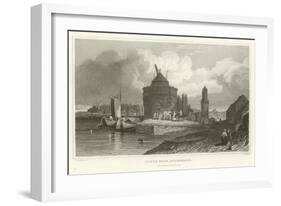 Tower Near Andernach-William Tombleson-Framed Giclee Print