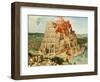 'Tower of Babel', 1563. Artist: Pieter Bruegel the Elder-Pieter Bruegel the Elder-Framed Giclee Print