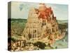 'Tower of Babel', 1563. Artist: Pieter Bruegel the Elder-Pieter Bruegel the Elder-Stretched Canvas